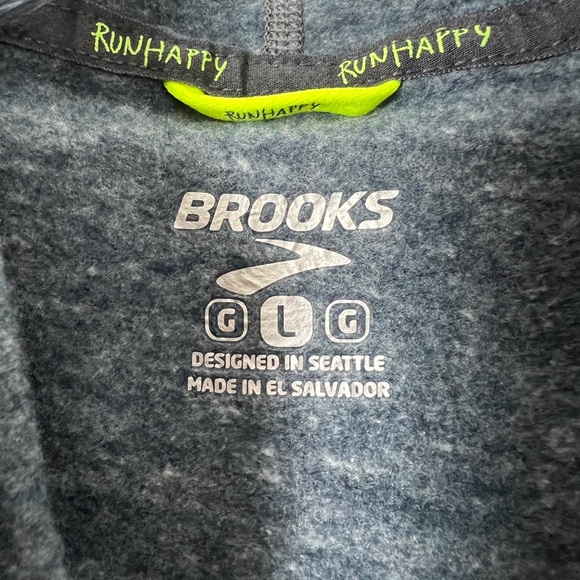 USMC Marathon Blue Heathered Zip up hoodie, sz L - Picture 7 of 9